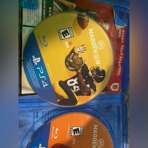 madden 19 and 20 in perfect condition (includes both madden 2019 and 2020